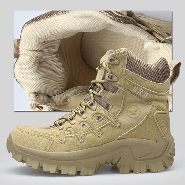 Военные армейские ботинки, мужские уличные тактические армейские ботинки, водонепроницаемые камуфляжные охотничьи ботинки, нескользящие ботинки для пустыни, походная обувь для мужчин