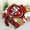 Автоматический зонт с принтом ЛОГОТИПА San Francisco 49ers, 8 спиц, железный каркас, пластиковая ручка, подходит для путешествий на открытом воздухе и на каждый день, идеальный подарок