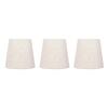 3PCS Linen Lampshade 5.9 X 5.5 X 4.3 Inch Modern Intervention Lampshade for Chandelier Candle Wall