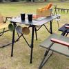 Portable Height-Adjustable Camping & Picnic Table