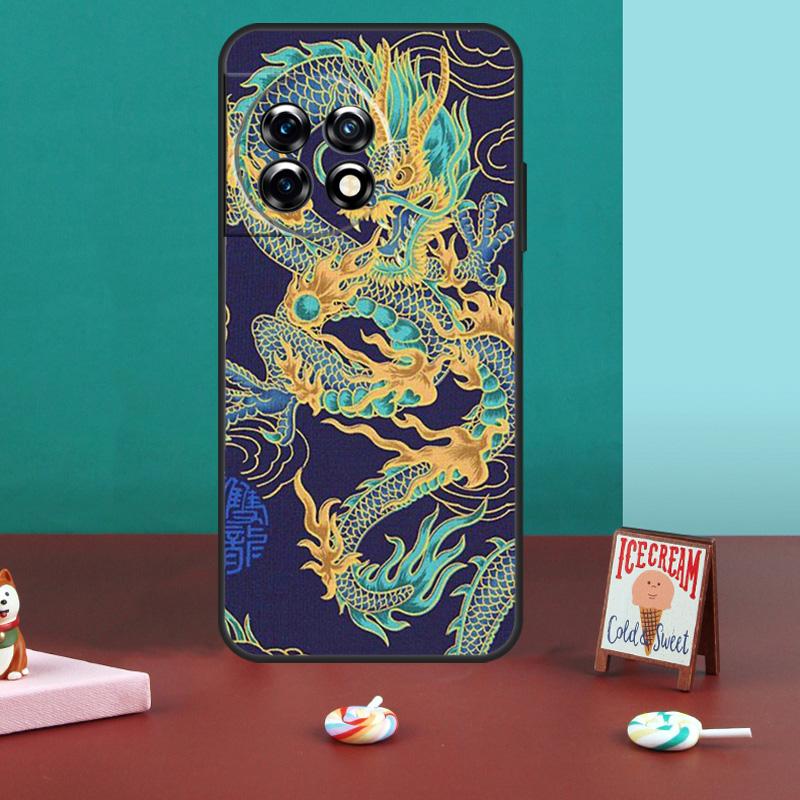Asian Chinese Dragon Case For OnePlus 15 13 12 11 13R 13T 12R 10R 8T 10T Nord CE 4 3 2 Lite N20 N30 Nord 5 Cover