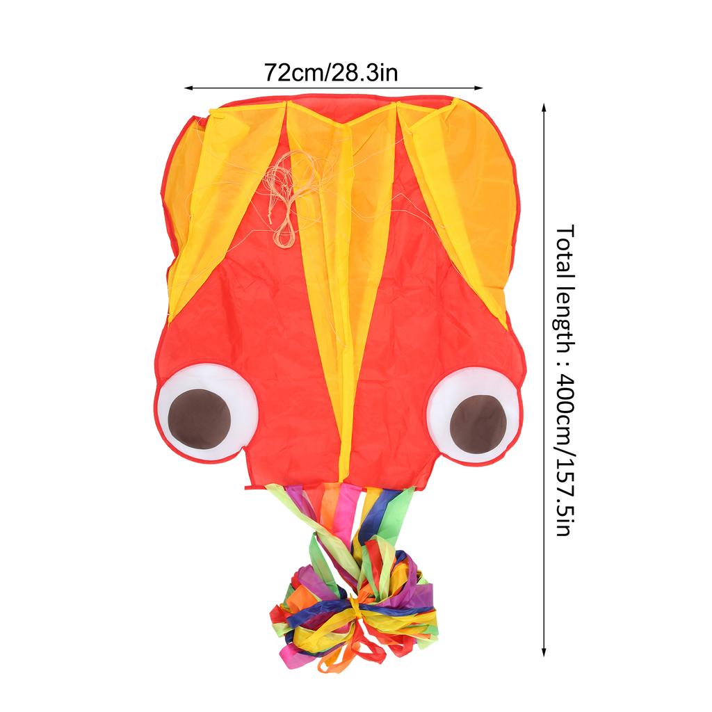 Outdoor Soft Single Line Kite Animal Shape Kite 4 Meters with 30m Kite Line