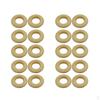 10 Pieces Loop Wood Material for Making Results , 25mm