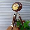Beautiful Wooden Tripod Clock Nautical Table Clock Home Decor