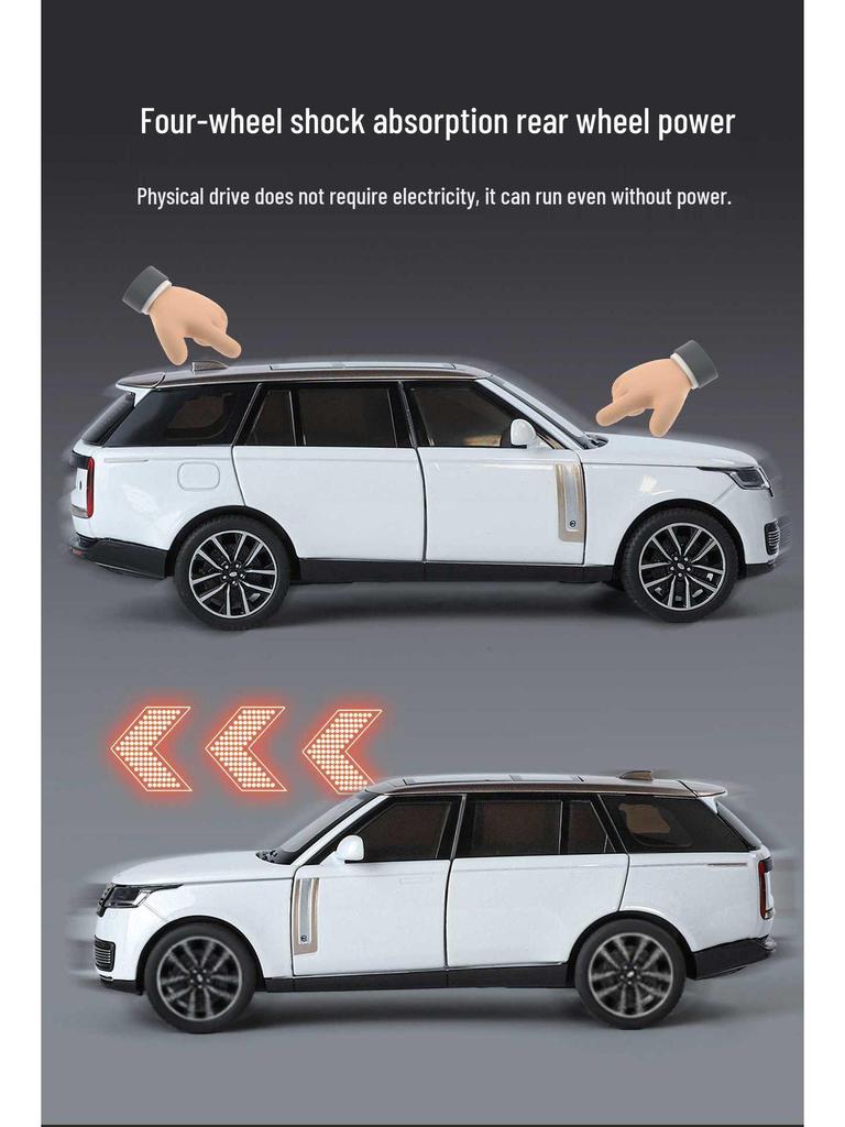 (в штучной упаковке) 1:32 Модель игрушечного внедорожника Land Rover Range Rover SV2022 из сплава.