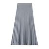 Knit Skirt Women Autumn Winter Midi Slim High Waist A-Line Wool Skirt
