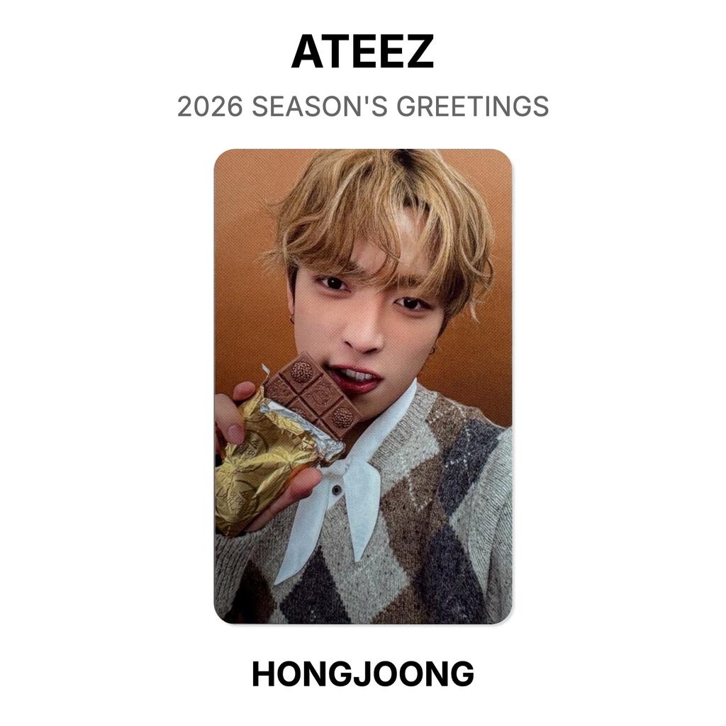 ATEEZ ПОЗДРАВЛЕНИЕ С СЕЗОНОМ 2026 Официальная фотокарточка