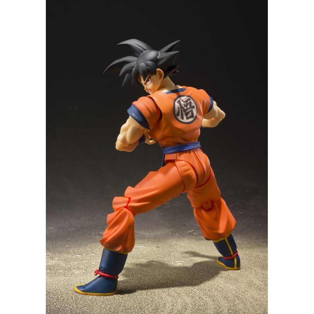 SHFiguarts Dragon Ball Сон Гоку - Сайян, выросший на Земле - Приблизительно. 140 мм ABS&PVC окрашенная подвижная фигурка