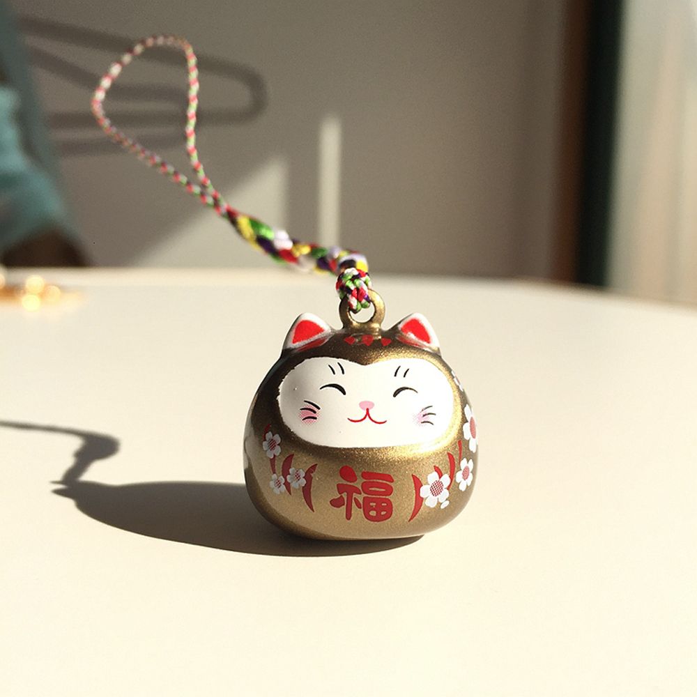 Cute Door Key Car Key Cartoon Maneki Neko Keyrings Bag Decoration Pendant Lucky Cat Keychains