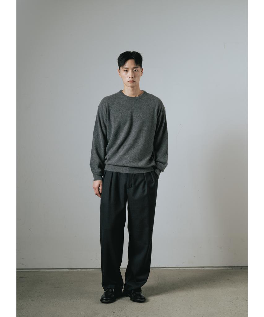 Wagi Flannel Wool Pritzker Pants (Charcoal)