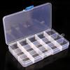10/15/24 Grids Fishing Tackle Box Fishing Box Fishing Supplies Visible Fishing Tackle Box Clear Storage Organizer for Fishing