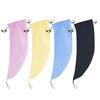 Waterproof Ponytail Bathing Hat Washing Ponytail Shower Cap Long Hair Crown Shampoo Shower Cap Reusable Hair Sleeve