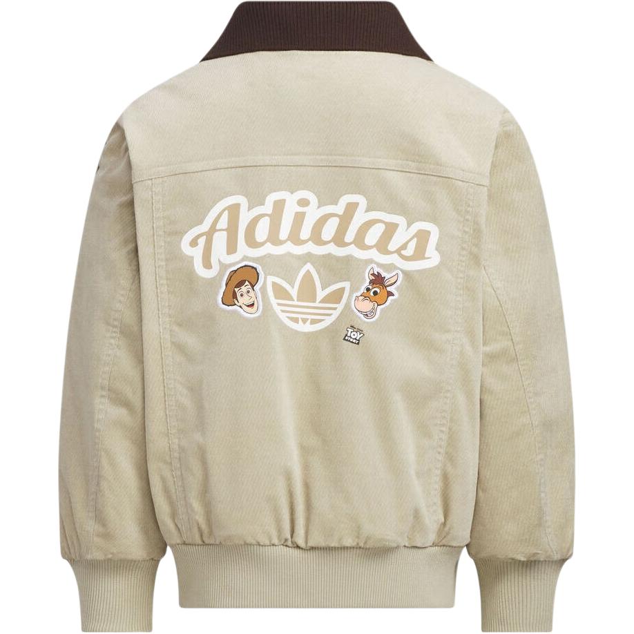 adidas Originals X Disney Хлопковая куртка Осень/Зима 25 Игрушечная история Удобная Теплая Лацкан Повседневная С длинным рукавом Детская Детские куртки KS3169