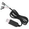 Кабель-адаптер USB на COM или TTL, Совершенно новый, 1 метр, Легкий для удобной переноски, Провода разного цвета, Загрузка, с