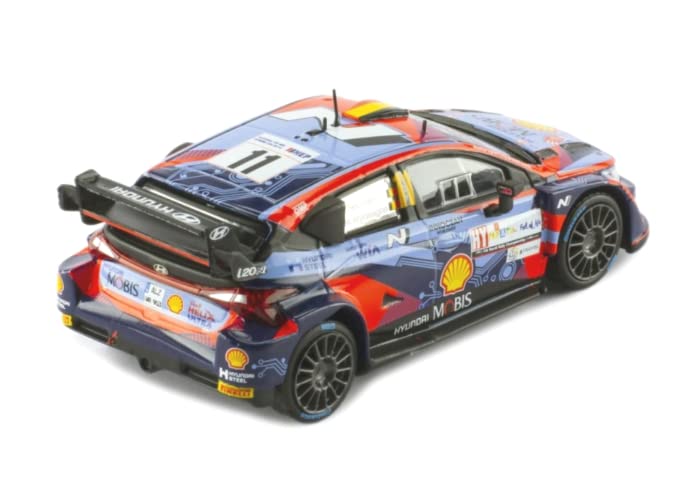 Ixo Model Hyundai i20 N Rally 1 2022 Croatia scale model RAM851 #11 T.Neuville/M.Wydaeghe 1/43