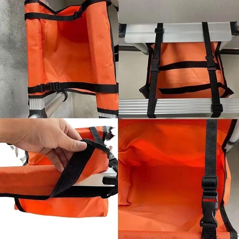 1Pcs Folding Design Folding Ladder Tool Storage Bag Portable Ladder Tool Bag for Telescoping Ladder