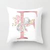 26 Letters Cushion Cover Letter Home Decorative Pillowcase Polyester Throw Pillow Case Cushion Cover For Sofa Almohada Hot Zt25