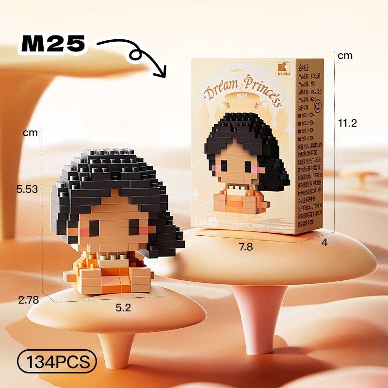 Assembly Model Building Blocks, Doll Toys Are Suitable Educational Diy Games, Cartoon Anime Games, Back-To-School Learning