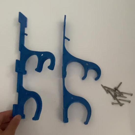 Крюк для шеста бассейна Антикоррозийный Легкая установка Держатель для шеста бассейна Держатель для аксессуаров для бассейна для телескопического шеста бассейна Вакуумный шланг Щетки для скиммера Садовые инструменты