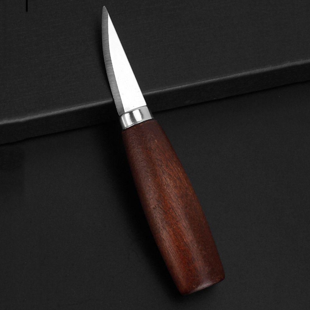 Набор carving-ножей из нержавеющей стали с деревянной ручкой Четыре стиля Набор для ручной резьбы Прочные Острые Ручные Инструменты для Гравировки