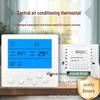 Универсальный ЖК-термостат для водяного кондиционера и центрального кондиционирования воздуха с проводным контроллером и трехскоростным переключателем для фанкойла