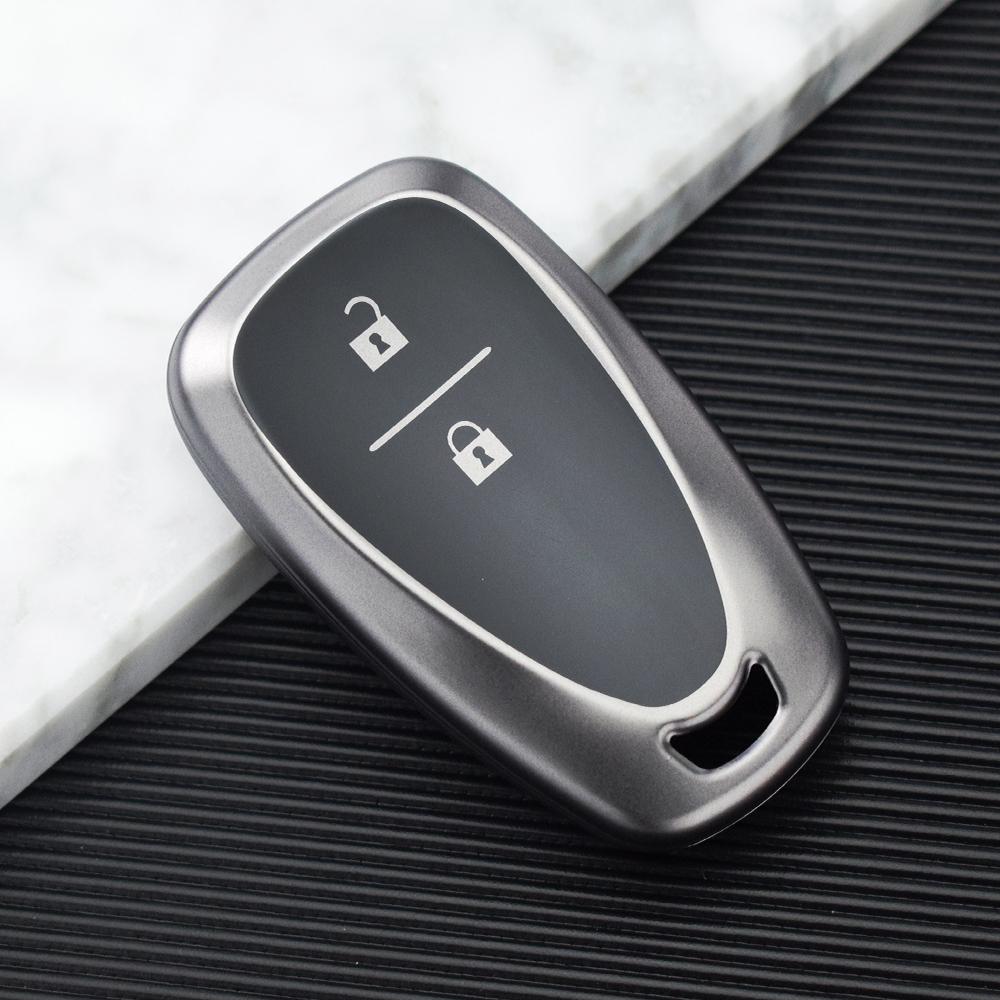 TPU чехол-заготовка для брелока сигнализации с 2/3/4 кнопками для Chevrolet Cruze Malibu Camaro Equinox, корпус брелока