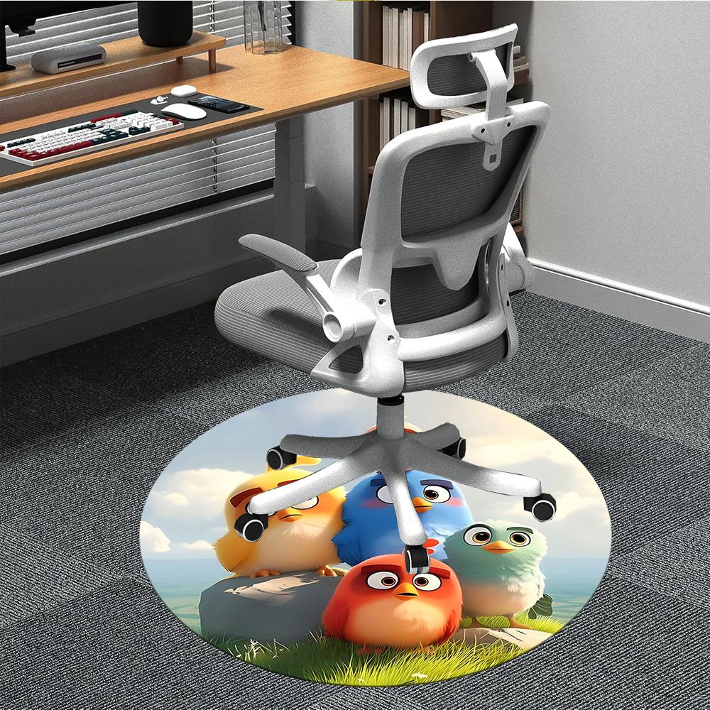 1pc Office Round Area Rug, Bedroom Living Room Home Decor, Room Deco, Offic a1016154