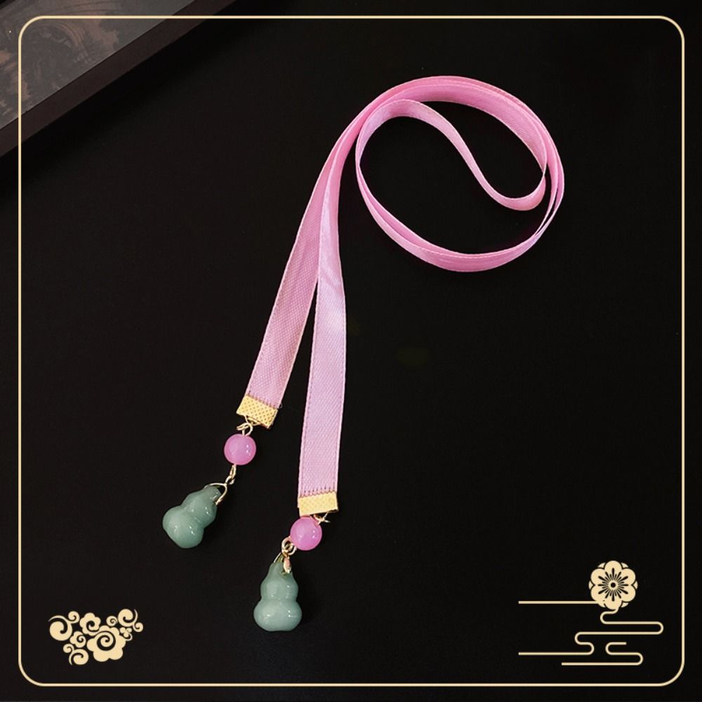 Китайский стиль плетеные волосы веревка головной убор ханьфу девушка DIY конский хвост милый новогоднее украшение для волос