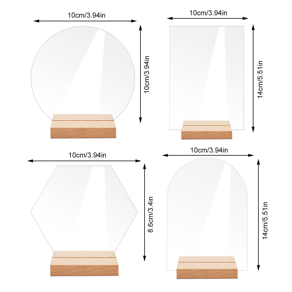 Прозрачный акриловый держатель для таблички на стол, табличка с номером стола для свадебной вечеринки, табличка для таблички на стол, банкет, деревянная основа, табличка своими руками