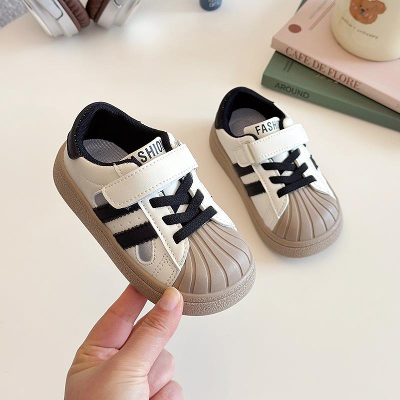 Children's Shell Head Board Shoes Non-slip Baby Shoes Boys Fashion Versatile Casual Shoes Girls Shoes