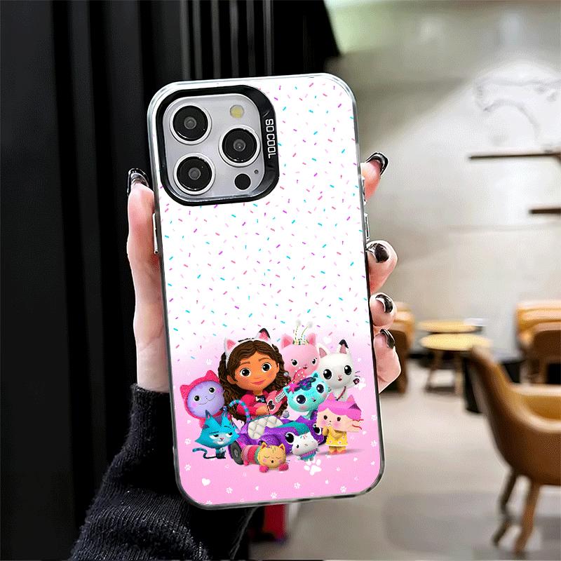 G-Gabbys Dollhouse Cartoon Soft Phone Case for iPhone 15 16 17 Pro Max 17Air 16E 14 Plus 13 12 Mini Shockproof Cover Back Shell
