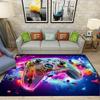 Gaming Rug for Boys Room Gamer Rug with Controller Design Carpet for Game Room Bedroom Decor Non-slip Machine Washab Mat
