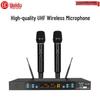 HuiDu HD-802 Двухканальная ручная профессиональная беспроводная микрофонная система (Китайская версия)