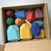 Монтессори Камни для укладки Развивающие Пазлы Блоки для девочек – Подарок для раннего обучения