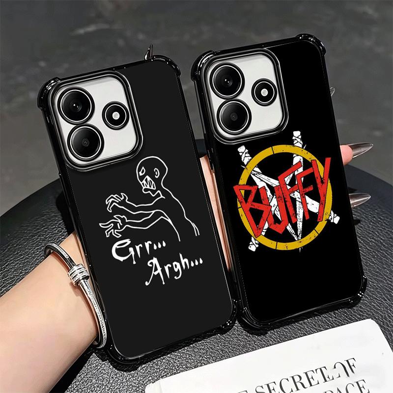 The Vampire Slayer Buffy Soft Phone Case For Xiaomi Redmi Note 14 15 Pro Plus 13 12 11S 11T 5G 10 9S 9 Plating Anti-Fall Fundas
