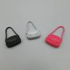 5pcs/set Miniature Plastic Fashion Shoulder Bag Casual Bags For Barbie Dolls Mixed Colors Doll Handbags Girl Birthday Gifts