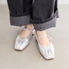 HIMIKO/Himiko/Gathered Strap Pumps/651105 Silver 245