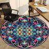 1PC Sacred Geometry Chair Carpet for Office Non-Slip, Lightweight, Machine Washable Rug for Office, Sleeping, Room - Holiday Decoryy251009055