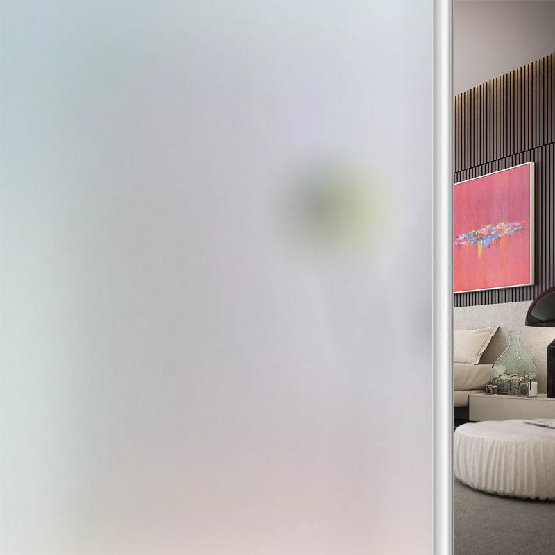 Матовая самоклеящаяся пленка для окон из стекла, защита конфиденциальности, виниловая наклейка для витражного окна, теплоизоляция