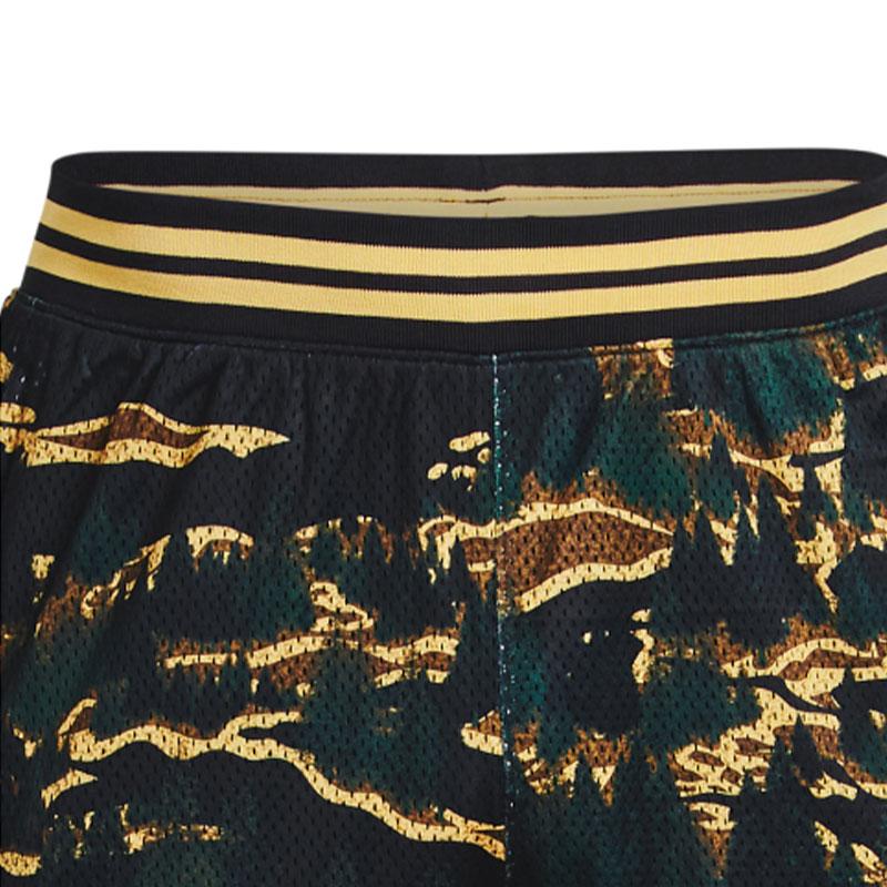 Under Armour Шорты для баскетбола с сетчатым принтом Curry All Over, повседневные, мужские, черные 1380329-001