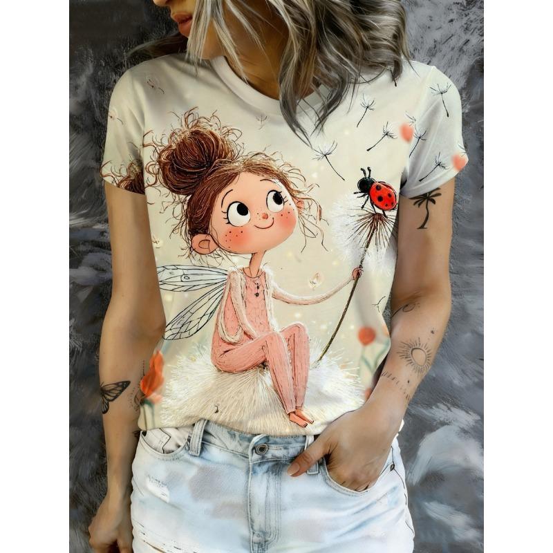 Gentle healing spring atmosphere casual top