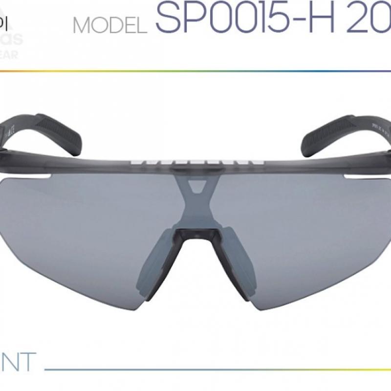 Adidas Спортивные солнцезащитные очки Sp0015 20c Зеркальные линзы Ночная линза Дополнительная конфигурация