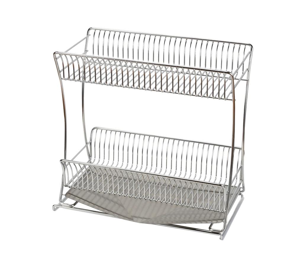 Pearl Metal Dish 2 Stainless Drainer, Tier, Slim, Sliding, 18-8 Steel, Sustainability, HB-5532