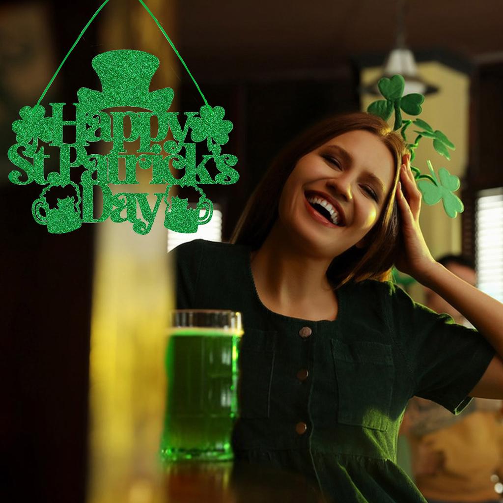St Patricks Day Decorations Party Door Hangings Irish Holiday Hangings Decoration Home Decor