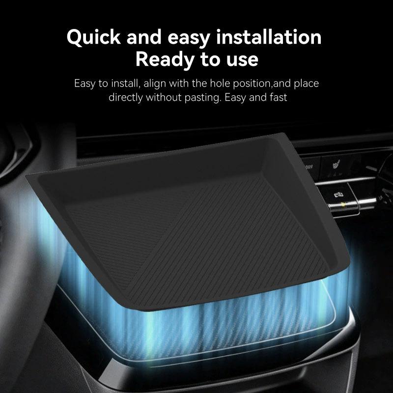 For Chevy Bolt EV 2027 Central Control Phone Non-slip Pad Wireless Charging Pad Protective Mat Interior Accessories