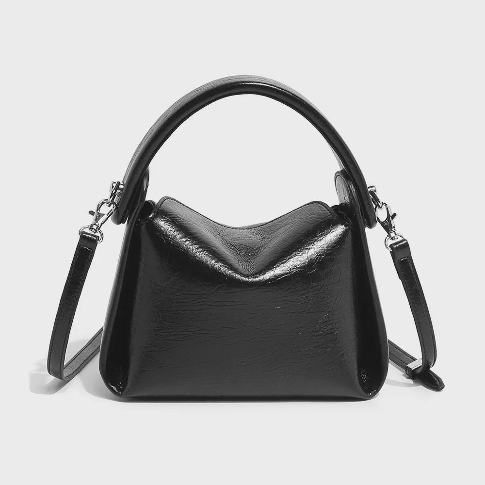 Женская сумка через плечо Soft Crackle весна/лето 2024 года — шикарный, простой дизайн на одно плечо