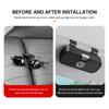 Car Sun Visor Glasses Box Anti-scratch Protection Box Accessories For Benz AMG VIANO GLB GLC W108 W124 W126 W169 W176 GLE GLK GR1