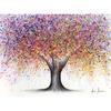 Abstract Colorful Trees Canvas Painting Posters Prints Beautiful Tree Wall Art Pictures for Living Room Home Aisle Decoration