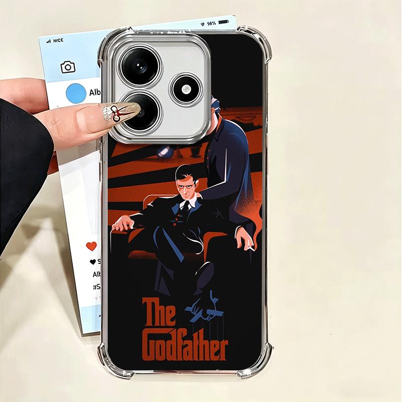 Мягкий чехол для телефона The Godfather TV для Xiaomi Poco X7 X8 Pro Max X6 X5 X3 F8 Ultra F7 M8 M7 M5S Redmi 15C 15A 15 14C 13C 12C 13 12