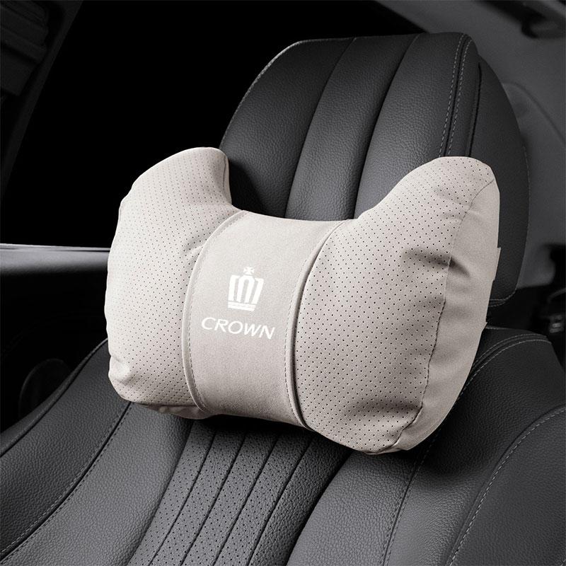 Car Headrest Neck Support Breathable Waist Lumbar Cushion Seat Neck Pillow For Toyota Corolla RAV4 LEVIN Yaris C-HR Camry Prius CI6